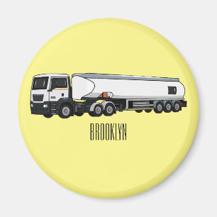 Imán Ilustracion del personalizado de transporte de com