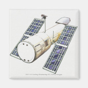 Imán Ilustracion del satélite usado para detectar