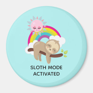 Imán Ilustracion divertidísimo en modo eslogan activado
