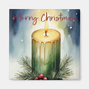 Imán Ilustracion festivo de velas acuáticas