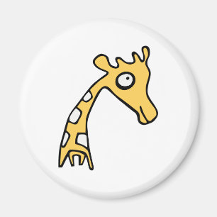 Imán Ilustracion fresco Giraffe
