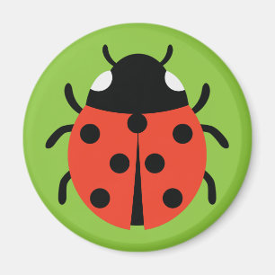 Imán Ilustracion Ladybug