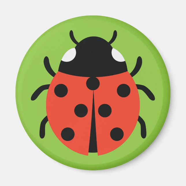 Imán Ilustracion Ladybug (Frente)