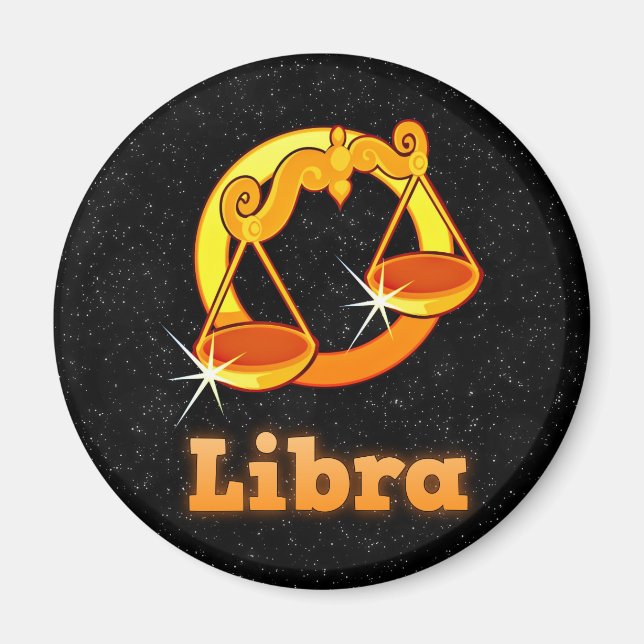 Imán Ilustracion Libra (Frente)