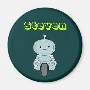 Imán Ilustracion lindo personalizado del robot
