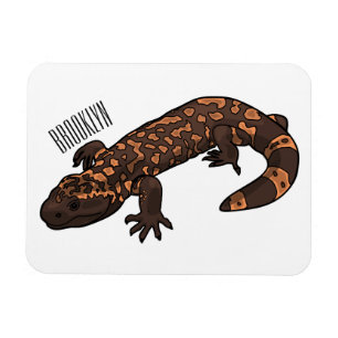 Imán Ilustracion monstruo personalizado Gila