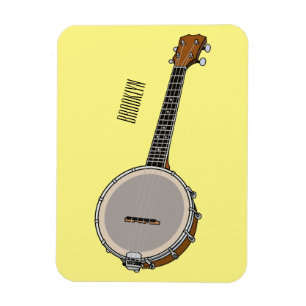 Imán Ilustracion personalizado Banjo