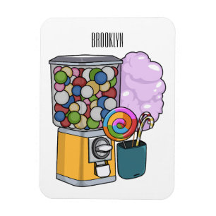 Imán Ilustracion personalizado Candy