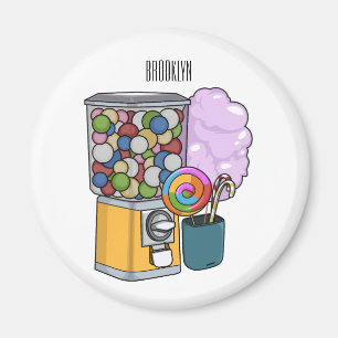 Imán Ilustracion personalizado Candy