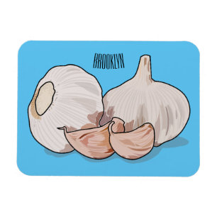 Imán Ilustracion personalizado de ajo