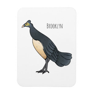 Imán Ilustracion personalizado de aves de Maleo