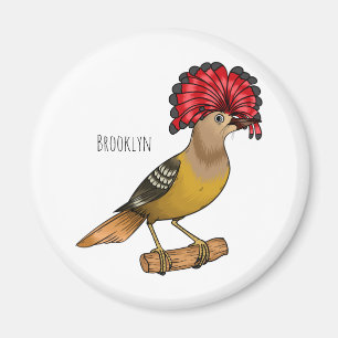 Imán Ilustracion personalizado de aves Royal flycatcher
