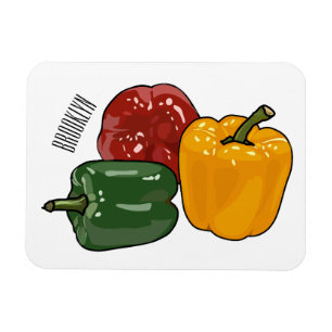 Imán Ilustracion personalizado de Capsicum