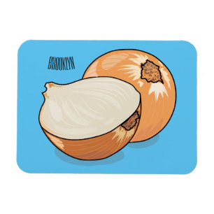 Imán Ilustracion personalizado de cebolla