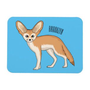 Imán Ilustracion personalizado de Fennec fox
