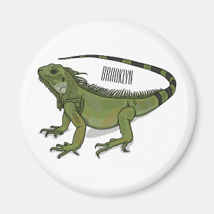 Imán Ilustracion personalizado de Iguana