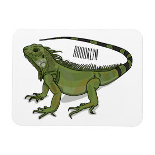 Imán Ilustracion personalizado de Iguana