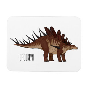 Imán Ilustracion personalizado de Kentrosaurus