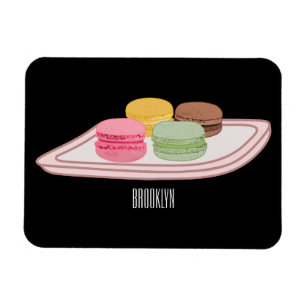 Imán Ilustracion personalizado de Macaron