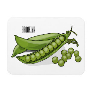 Imán Ilustracion personalizado de Pea