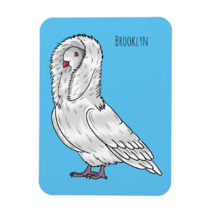 Imán Ilustracion personalizado de pichón de Jacobin