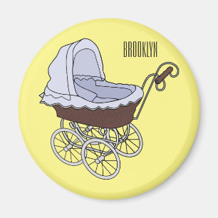 Imán Ilustracion personalizado de Stroller