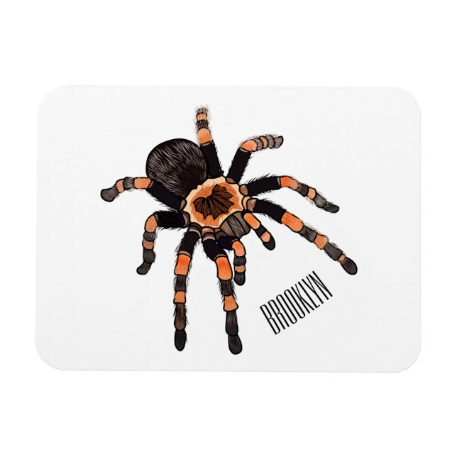 Imán Ilustracion personalizado de Tarantula (Horizontal)