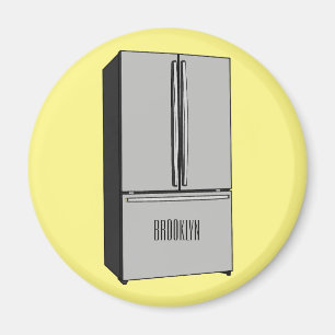 Imán Ilustracion personalizado frigorífico de puerta fr
