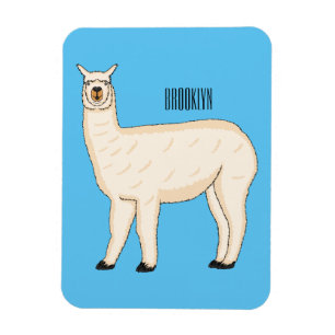 Imán Ilustracion personalizado Llama