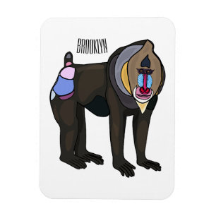 Imán Ilustracion personalizado Mandrill