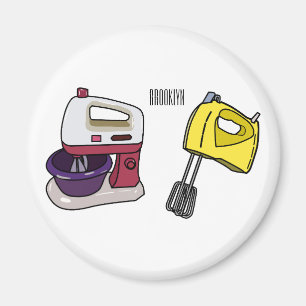 Imán Ilustracion personalizado mezclador