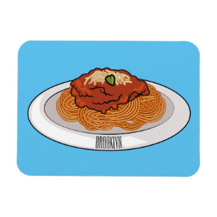 Imán Ilustracion personalizado Spaghetti