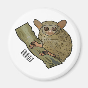 Imán Ilustracion personalizado Tarsier