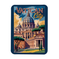 Ilustración pictórica de la Ciudad del Vaticano Ar