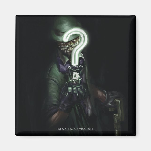 Imán Ilustracion Riddler (Frente)
