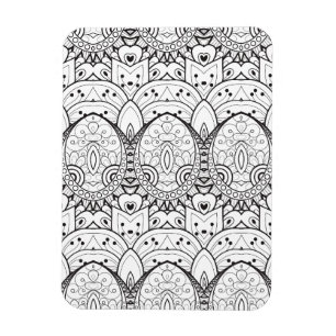 Imán Ilustracion tribal inspirado