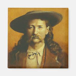 Imán Ilustracion Wild Bill Hickok