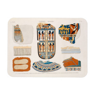 Imán Ilustraciones de detalles decorativos del wrapp