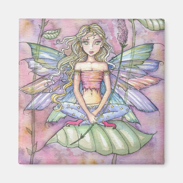 Imán "ilustraciones de molly harrison" (Frente)