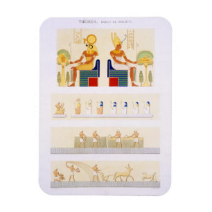 Imán Ilustraciones de tableros y de murales pintados