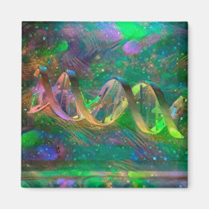 Imán Ilustraciones del filamento de la DNA