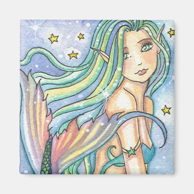 Imán "ilustraciones molly harrison" (Frente)