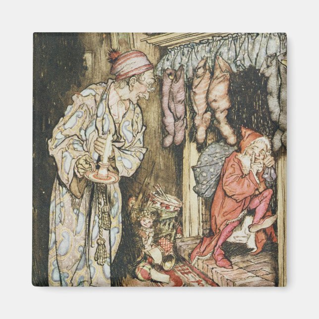 Imán ilustraciones navidades (Frente)