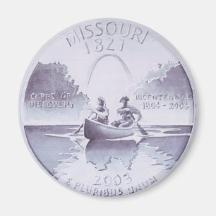 Imán Ilustraciones originales cuartas de Missouri