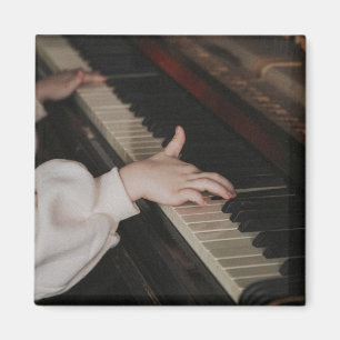 Imán Ilustrante arte de piano