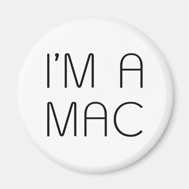 Imán im a mac (Frente)