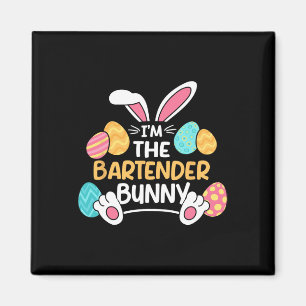 Imán Im El Bunny Bartending Easter Mixologis