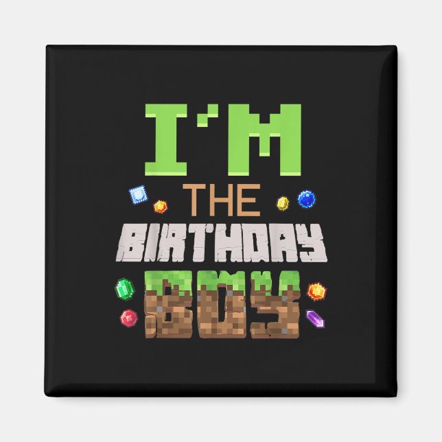 Imán Im El Número De Pixel Del Fiesta De Videojuegos De (Frente)