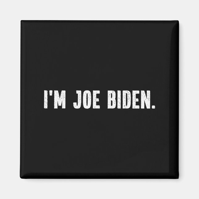 Imán I'm Joe Biden Funny Instant Lazy Halloween Costume (Frente)