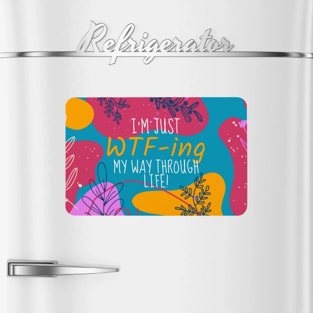 Imán I'm Just... Flexible Photo Magnet (Subido por el creador)